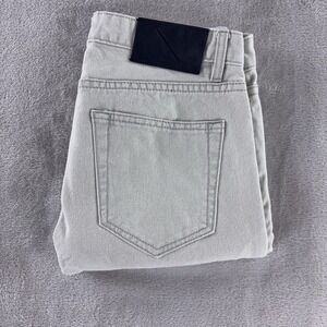 Saturdays Surf NYC Straight Leg Jeans Mens Size 30x28 Gray Cotton‎ Button Fly